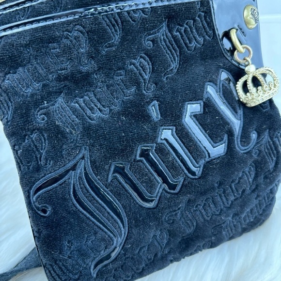 JUICE COUTURE SUEDE CROSSBODY BAG - Picture 6 of 10